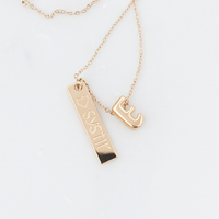 Stafir fyrir hálsmen