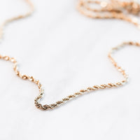 Twirl - hálsmen gull