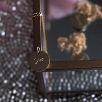 Afmælismánuður - GULLHÚÐAÐ hálsmen