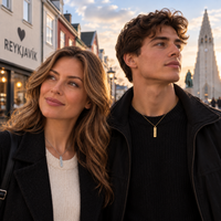 Reykjavík Hálsmen Gull