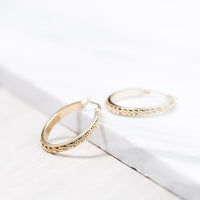 Sand hoops eyrnalokkar