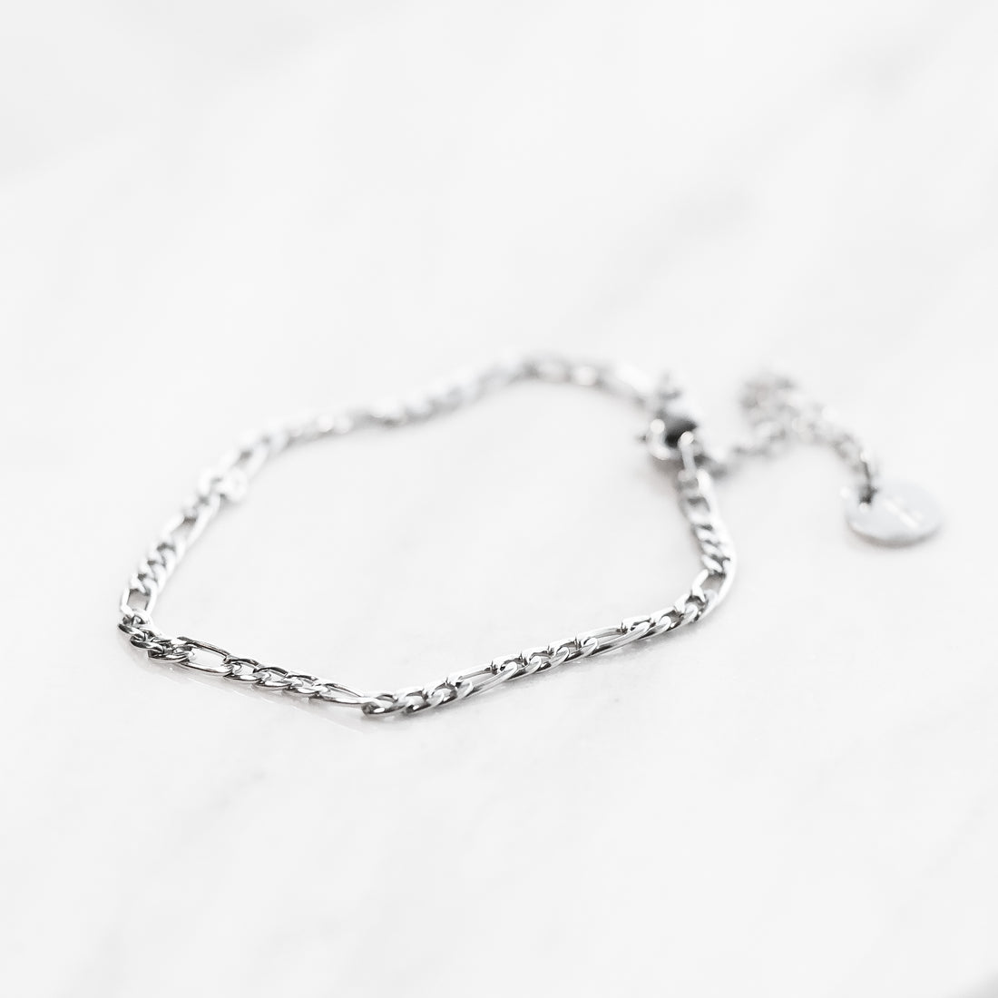 Figaro - armband silfur